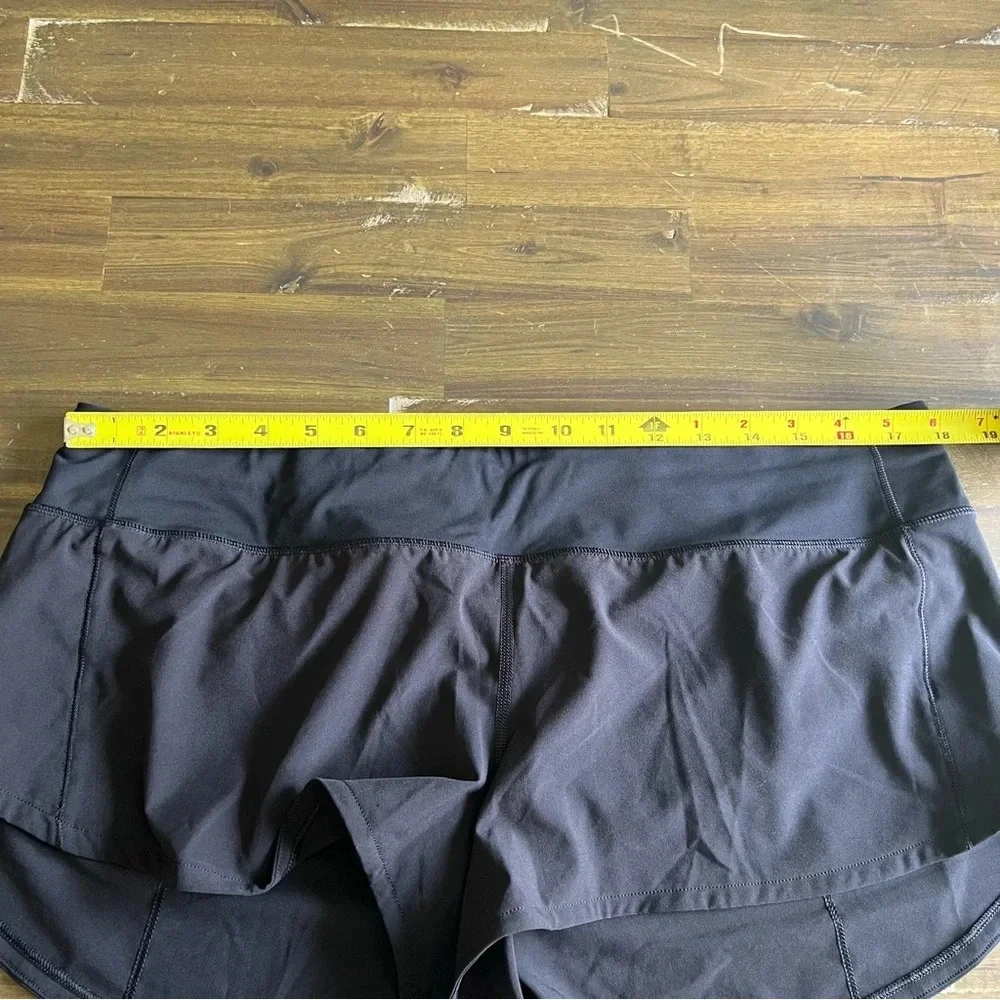 Lululemon Speed Up Black Shorts